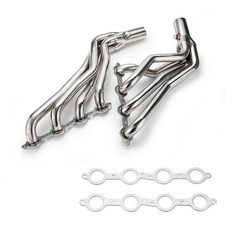 Exhaust Header For Chevy GMC 07-14 4.8/5.3/6.0L Long Tube Stainless Steel Header picture