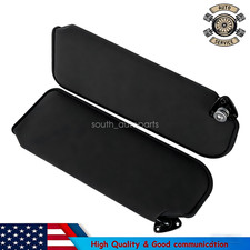 For 1993-2002 Camaro Firebird Sun Visor Pairs w/ Brackets BLACK w/o mirrors NEW picture