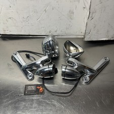 04-13? Harley Touring CVO OEM Chrome Bullet Front Turn Signal Passing Fog PARTS picture