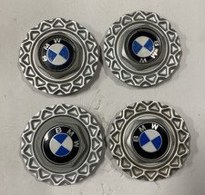 BMW E21 E23 E24 E28 E30 320I M3 WHEEL CENTER HUB COVER EMBLEM BADGE SET 4 OEM picture