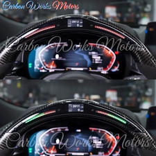 Alcantara LED Carbon Fiber Steering Wheel For BMW M2 M3 F80 M4 F82 F83 W/CF Trim picture