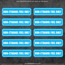 10x Non-Ethanol Fuel Only / sticker / decal / label / gas / vehicle / vinyl picture