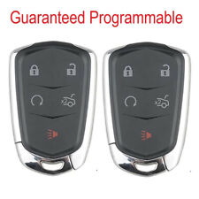 2 for 2015-2019 CADILLAC CTS 5 BUTTON REMOTE START SMART KEY FOB 13544034 HYQ2AB picture