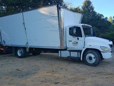 2010 Hino 268 Wrecked Box Truck Salvage Whole Unit J08E Diesel Allison Non-CDL picture
