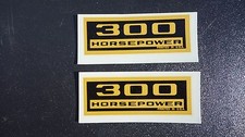 1962-1965 Chevrolet Corvette L75 327 300hp 300 Horsepower Valve Cover Decal Pair picture