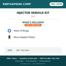 Fuel Injector Rebuild Kit for Lotus Esprit Turbo SE 4pc FKM 910 912 picture
