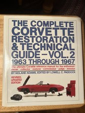 Complete Corvette Restoration & Technical Guide 1963-1967 Vol 2 Noland Adams C2 picture