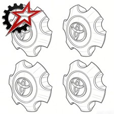 T69440 560-69440 Glossy Silver 4PCS picture