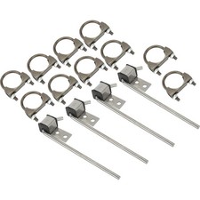Speedway Weld-On Exhaust Hardware Install Kit, 3 Inch picture