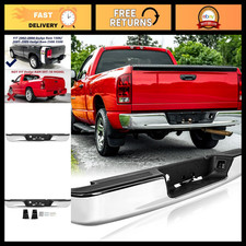 Steel Rear Step Bumper Assembly for 2002-2008 Dodge Ram 1500 - Heavy Duty, Easy picture