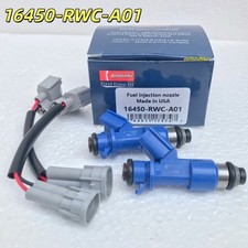 2Pcs New 410cc FUEL INJECTORS 16450-RWC-A01 FOR RDX RSX TSX INTEGRA CIVIC picture