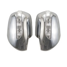 Chrome Car Door Mirror Covers With Led Light Trim For Toyota 4Runner 2003-2009 picture