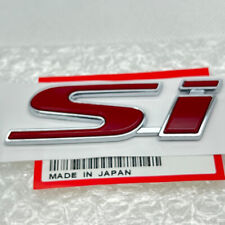 NEW Red Si Emblem For honda civic si 2Dr 4Dr Trunk Rear Badge Sticker picture