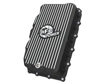 aFe 20-26 GM Trucks L6 3.0L Transmission Pan - Black w/ Machined Fins picture