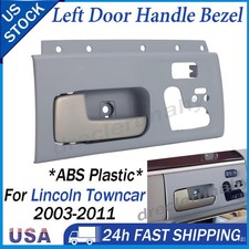 For 2003-2011 Lincoln Towncar Left Side Front Door Handle Bezel Heat-Air-Memory picture