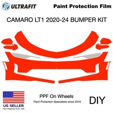 CAMARO LT1, 2020-24, Pre-Cut Kit DIY, BUMPER+HL+MIRRORS, PPF Gloss picture