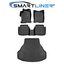 SMARTLINER Floor Mats Set and Cargo Liner Bundle for Accord Sedan (Black) picture