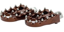 Flo V2 MX Style Footpegs Bronze Harley-Davidson Male Mount picture