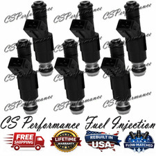 Bosch III 4-Hole Upgrade Injectors (6) 90-95 Ford/Lincoln/Merc Repl 0280150907 picture