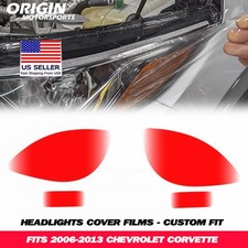 PreCut Headlights Clear Covers Bra Film Kit PPF Fits 2006-2013 CORVETTE picture