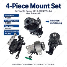 Engine Mounts Transmission Mount Kit for 18-24 Toyota Camry Auto Trans A42095 picture