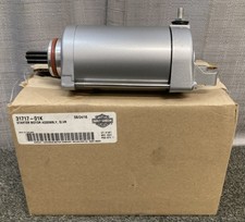 Harley Davidson 31717-01K STARTER MOTOR ASSEMBLY SILVER New Genuine picture