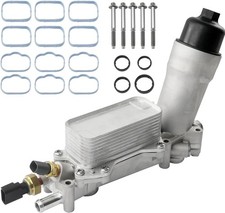 Engine Oil Cooler Filter Housing Assembly For 2011-2022 Dodge Jeep Chrysler 3.6L picture