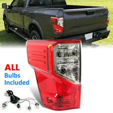 For Nissan Titan XD SL SV 2016-2023 Rear Left Tail Light Driver Side w/Bulbs picture