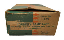 1964 ORIGINAL GM Chevrolet Courtesy Lamp # 985899 ( PAIR ) picture