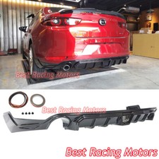 For 2019-2026 Mazda 3 4dr Sedan MZ Style Rear Bumper Lip (ABS) picture