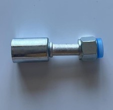 A/C BEADLOCK AC FITTING CRIMP ON FEMALE O RING STRAIGHT #8 NUT #8 Hose BL1302 picture