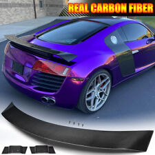 Fit for Audi R8 GT V8 V10 2008-2015 Rear Trunk Spoiler Lip Lid Wing Real Carbon picture