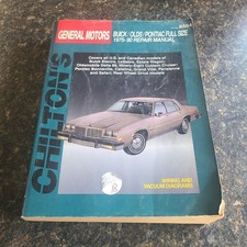 Chiltons General Motors Buick/Oldsmobile/Pontiac Full Size 1975-1990 #28240 picture
