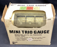 Vtg Hawk Mini Trio Gauge 399 - ships free picture