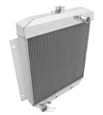 1954-56 Ford Crestline All Aluminum Champion Cooling Radiator, 3 Row picture