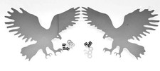 Small Eagle Cutout Stud Mount Chrome Plated 6