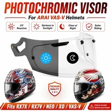 Photochromic Helmet Visor Fits ARAI VAS-V RX7X Corsair-X Regent-X Quantum-X Lens picture