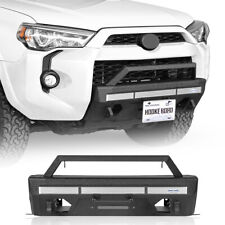 Fit 2014-2024 Toyota 4Runner Bull Bar Stubby Steel Front Bumper w/ Winch Plate picture