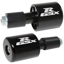 [SASA] Black CNC Laser Handle Bar Ends Grips Plug Made For Suzuki GSXR 600 750 picture
