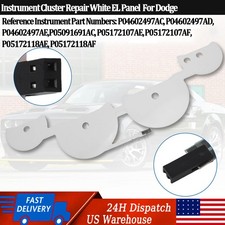 White EL Panel For Dodge Challenger Charger Gauge Cluster Repair P56044944AC picture