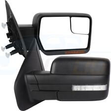 Pair For 2004-2014 Ford F150 Tow Mirrors Power Heated Signal Light Side picture