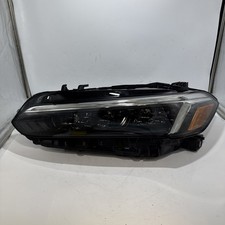 2022 2023 HONDA CIVIC HEADLIGHT LEFT DRIVER LED LAMP LENS BLACK BEZE OEM picture
