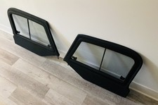 Jeep Wrangler GLASS UPPERS Half Doors TJ Bestop Factory Sliding picture