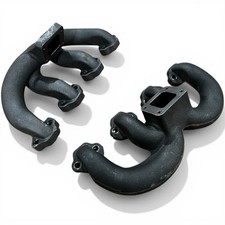 T25 CAST HOT PARTS Twin Turbo TT FOR FORD MUSTANG 260 289 302 351 5.0L MANIFOLDS picture