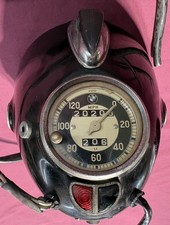 BMW Motorcycle R60/2 head lamp, speedometer, lens, & key switch **RARE** picture