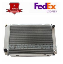 R055 3 Row ALL Aluminum Radiator for 1979-1993 Ford Mustang Foxbody 5.0L 2.3L MT picture