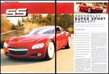 2003 Chevrolet SS Concept Original Review Report Print Car Article J273 picture