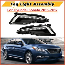 For 2015 2016 2017 Hyundai Sonata Front LED DRL Lamp Fog Light Left & Right picture