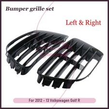 For 2012-2013 Volkswagen Golf R Base Front Bumper Grille Set Left and Right Side picture