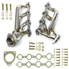 For 2002-2013 GM 1500 Pickup 4.8L 5.3L V8 Shorty Exhaust Header Assembly Kit picture